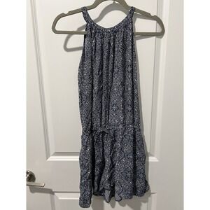 Gap Romper Blue &‎ White Sleeveless Size Medium